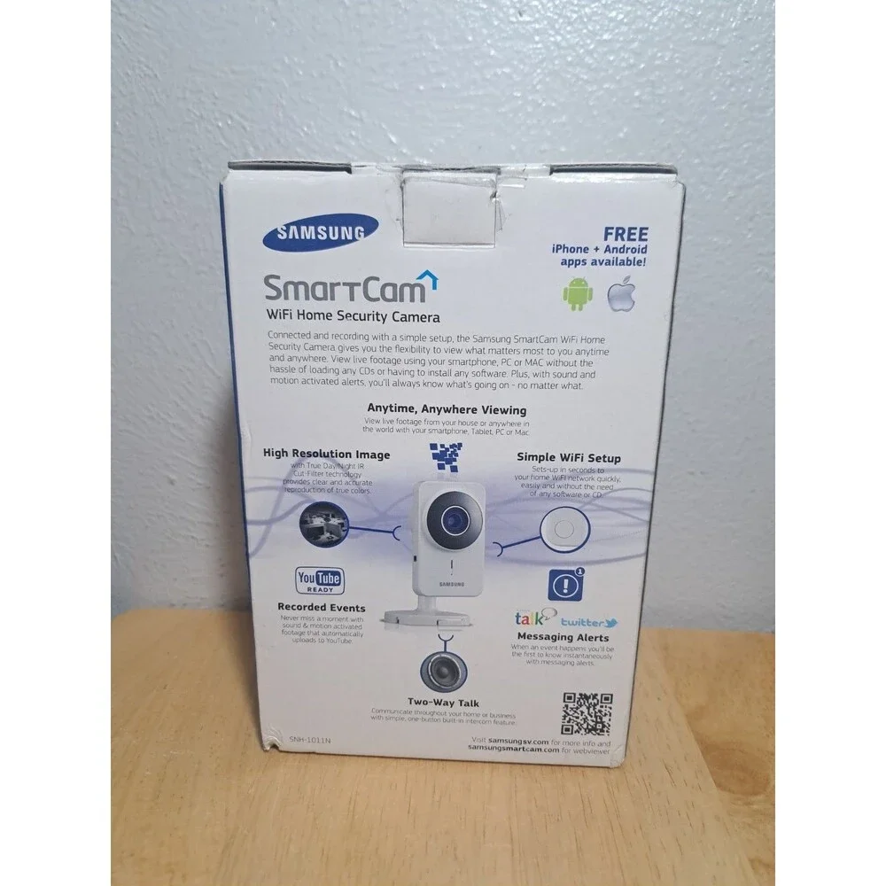 OPEN BOX Samsung SNH 1011 N IP SmartCam WiFi Home Security Camera